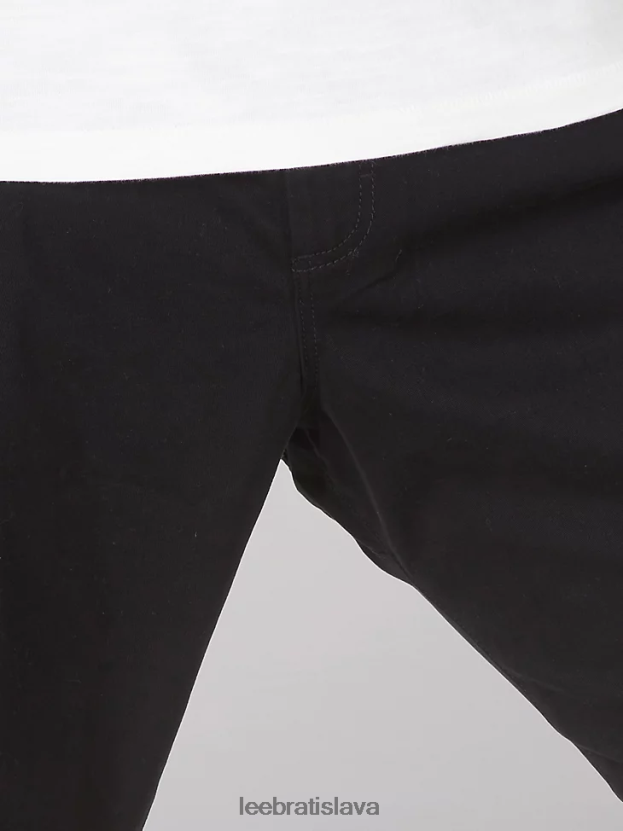 Lee oblečenie HL0J0R692 union-celé čierne muži zúžené džínsy s extrémnym pohybom mvp rovného strihu (veľké a vysoké)