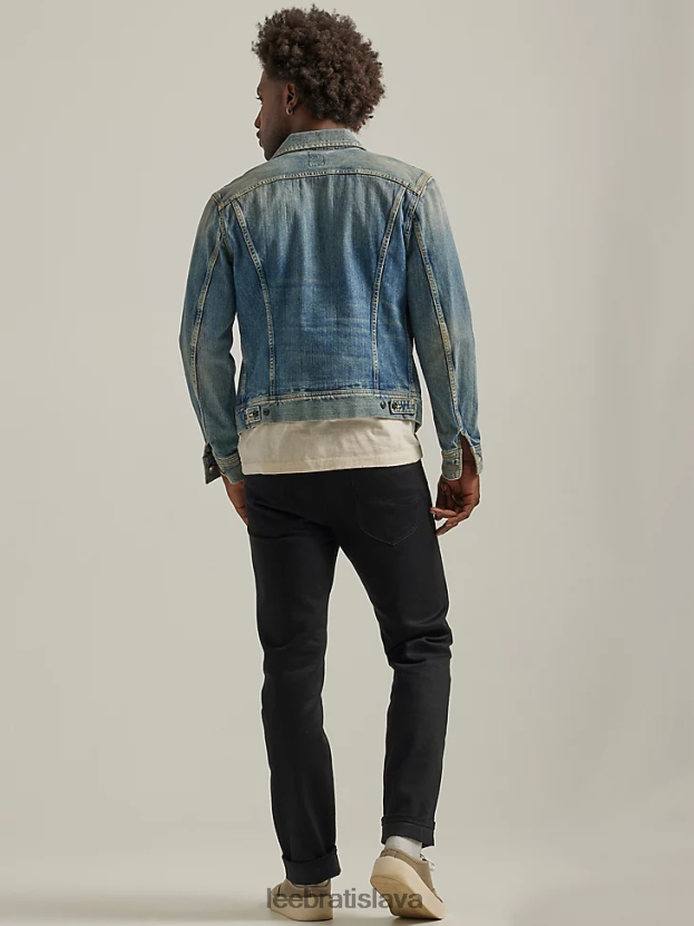 Lee oblečenie HL0J0R698 suchá čierna muži 101s regular fit džínsy na gombíky