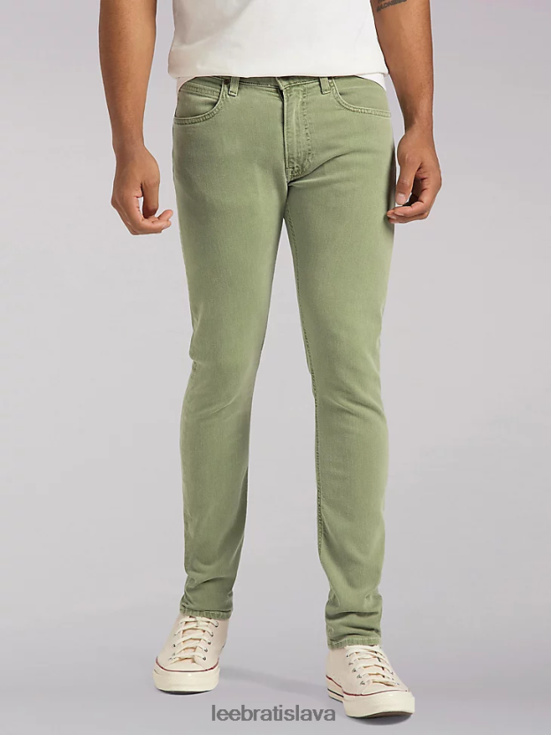 Lee oblečenie HL0J0R701 zelený kameň muži európska kolekcia slim fit luke jean