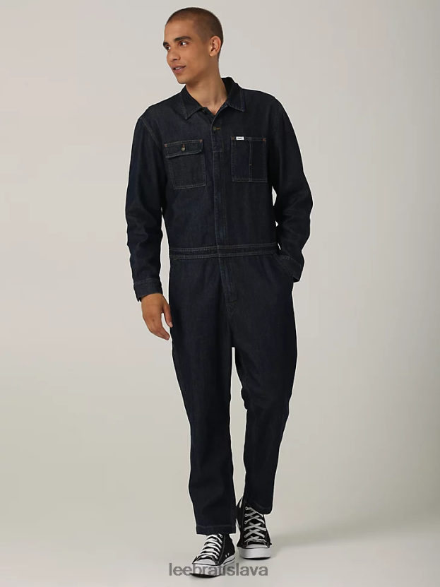 Lee oblečenie HL0J0R1155 tmavé opláchnutie muži dedičská tlačová únia-všetko