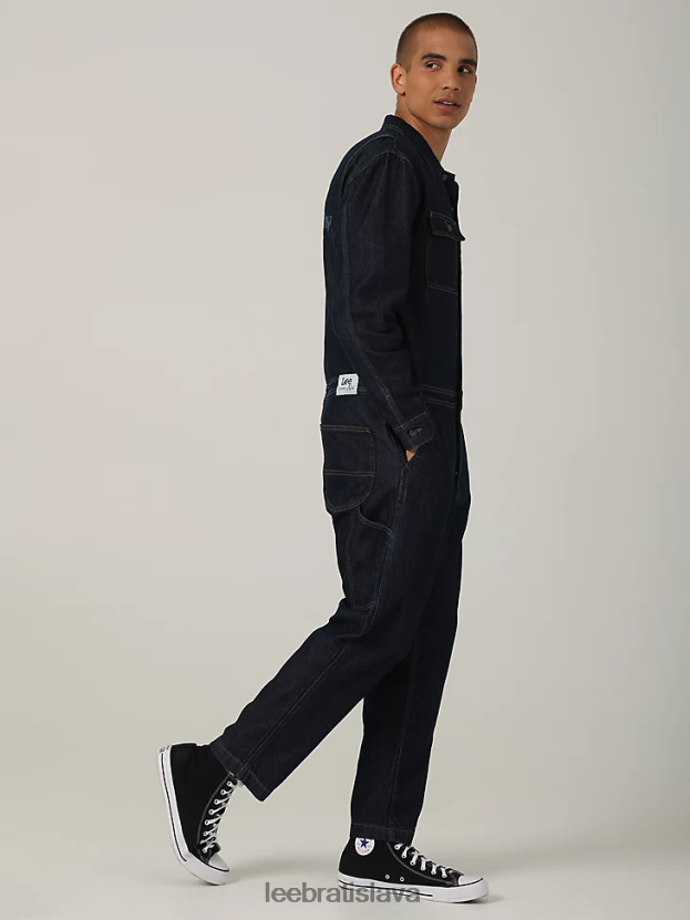 Lee oblečenie HL0J0R1155 tmavé opláchnutie muži dedičská tlačová únia-všetko