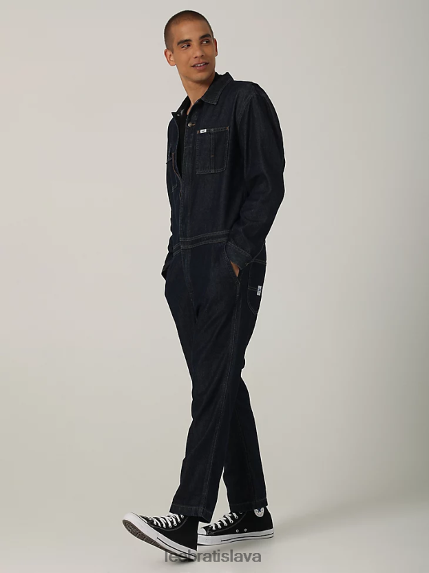 Lee oblečenie HL0J0R1155 tmavé opláchnutie muži dedičská tlačová únia-všetko