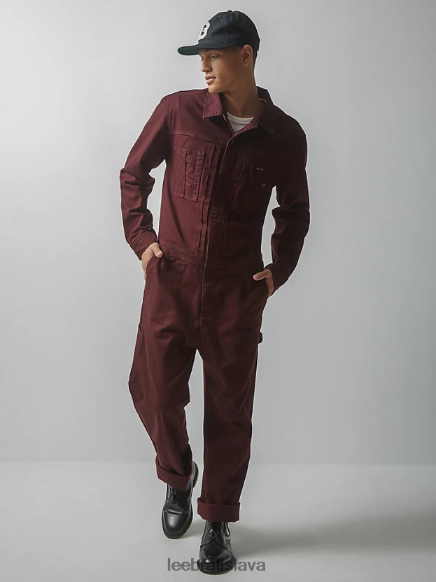 Lee x The Brooklyn Circus oblečenie HL0J0R1152 zamatová repa muži rybia kosť plisovaný zväzok-všetko