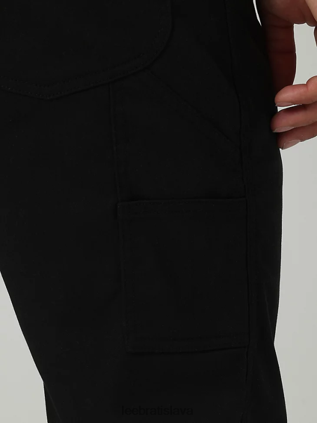 Lee oblečenie HL0J0R793 čierna muži chetopa voľný strih úžitkové nohavice