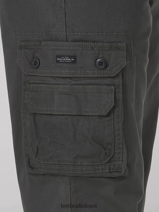 Lee oblečenie HL0J0R796 tieň muži Nákladné keprové nohavice uvoľneného strihu vo wyomingu