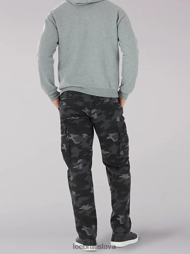 Lee oblečenie HL0J0R798 grunge camo muži Nákladné keprové nohavice uvoľneného strihu vo wyomingu