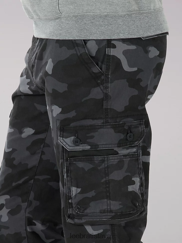 Lee oblečenie HL0J0R798 grunge camo muži Nákladné keprové nohavice uvoľneného strihu vo wyomingu