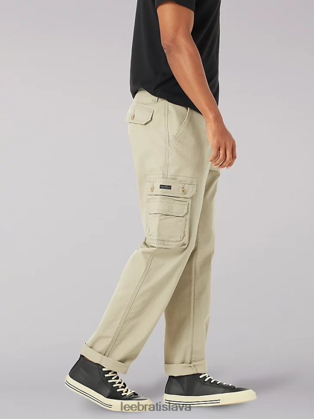 Lee oblečenie HL0J0R799 kamienok muži Nákladné keprové nohavice uvoľneného strihu vo wyomingu