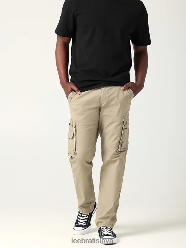 Lee oblečenie HL0J0R805 kansas khaki muži Wyoming ripstop nákladné nohavice uvoľneného strihu