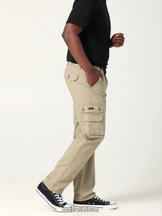 Lee oblečenie HL0J0R805 kansas khaki muži Wyoming ripstop nákladné nohavice uvoľneného strihu