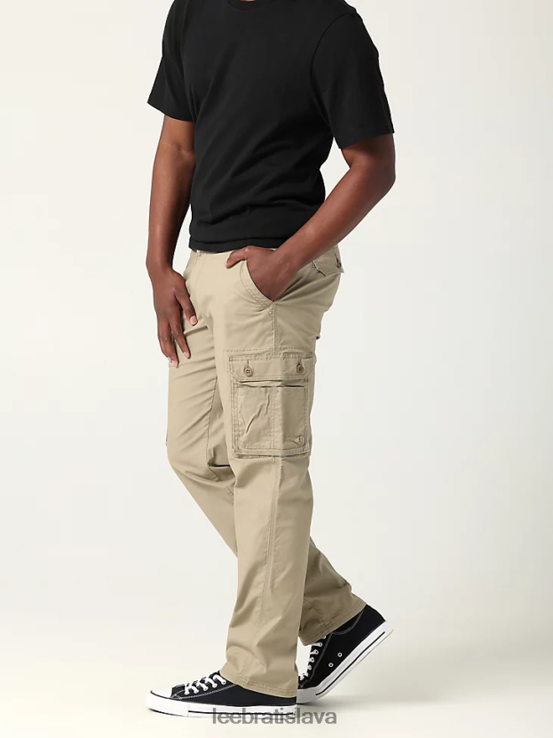 Lee oblečenie HL0J0R805 kansas khaki muži Wyoming ripstop nákladné nohavice uvoľneného strihu