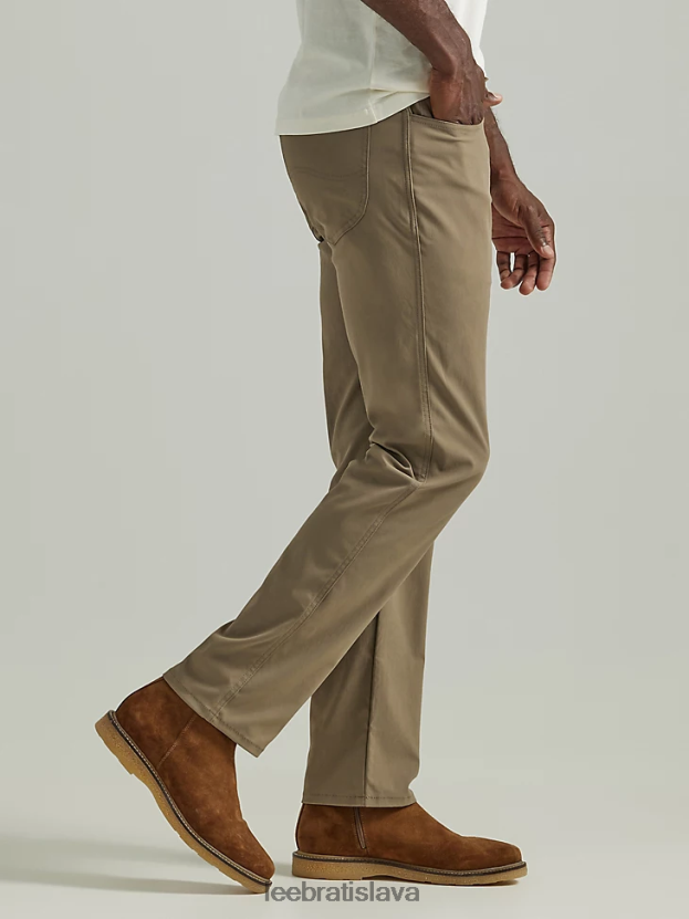 Lee oblečenie HL0J0R807 coventry tan muži rovné nohavice s extrémnym pohybom