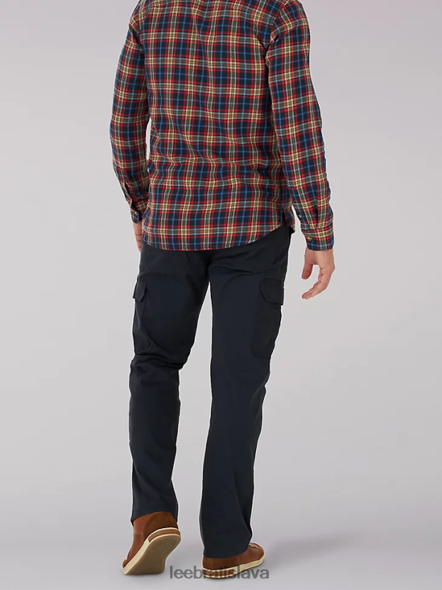 Lee oblečenie HL0J0R815 námorníctvo muži mvp nákladné nohavice rovného strihu