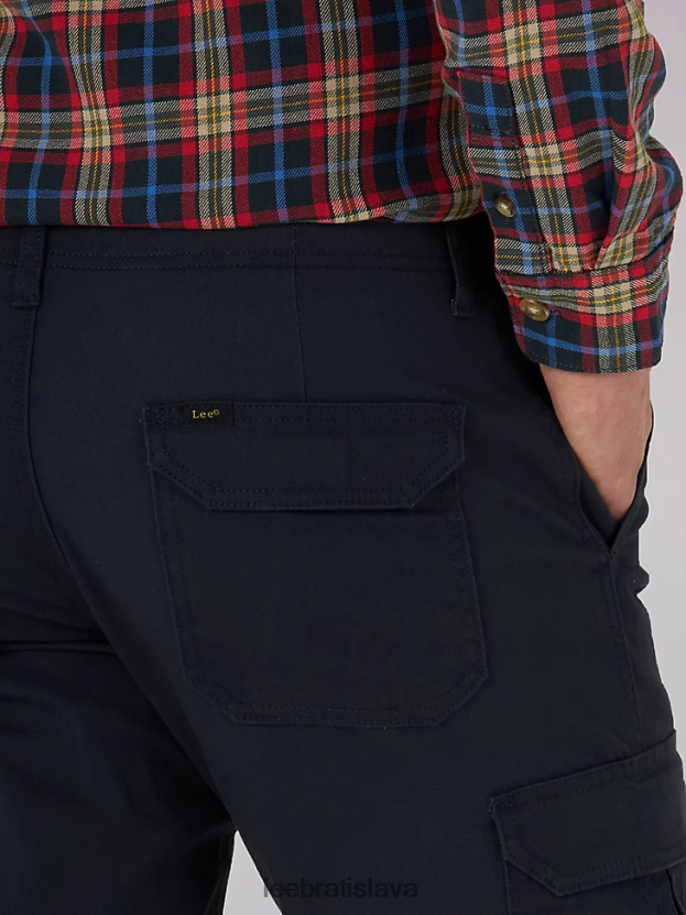 Lee oblečenie HL0J0R815 námorníctvo muži mvp nákladné nohavice rovného strihu