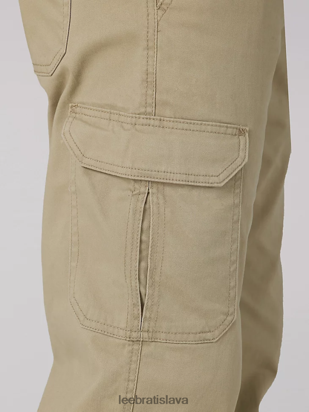 Lee oblečenie HL0J0R816 kc khaki muži mvp nákladné nohavice rovného strihu