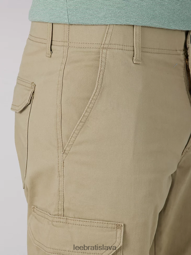Lee oblečenie HL0J0R816 kc khaki muži mvp nákladné nohavice rovného strihu