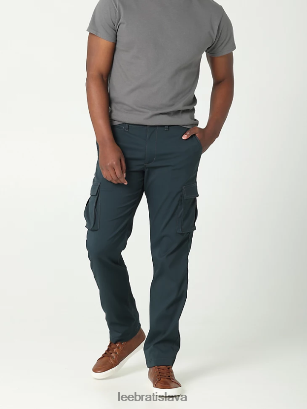 Lee oblečenie HL0J0R823 drevené uhlie muži extrémne pohybové syntetické nohavice rovného strihu