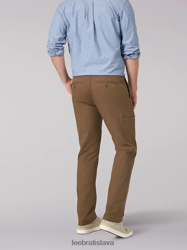 Lee oblečenie HL0J0R827 teak muži extrémne pohybové uvoľnené nákladné nohavice