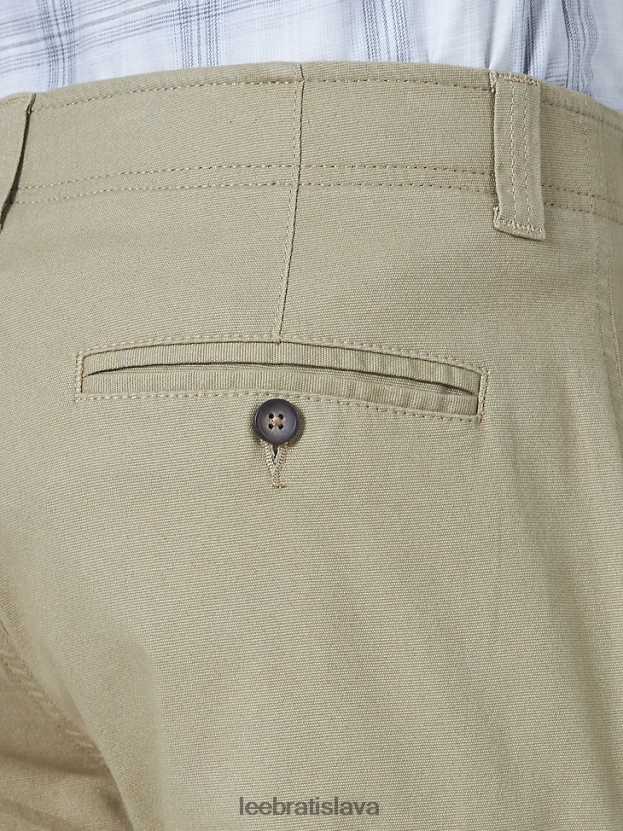 Lee oblečenie HL0J0R829 britská khaki muži extrémne pohybové uvoľnené nákladné nohavice