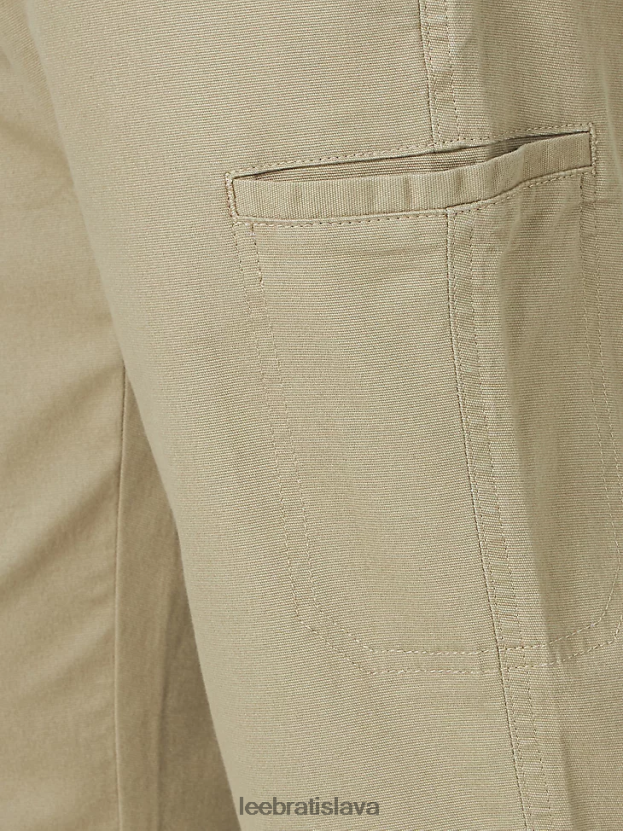 Lee oblečenie HL0J0R829 britská khaki muži extrémne pohybové uvoľnené nákladné nohavice