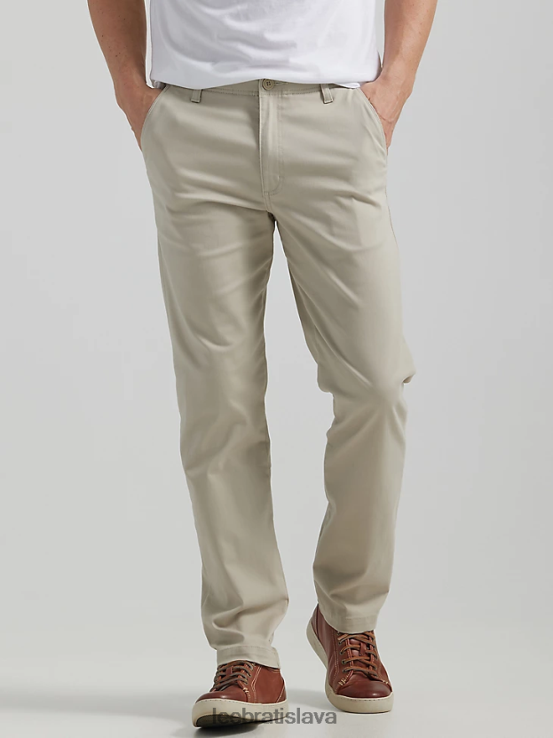 Lee oblečenie HL0J0R706 soľný kameň muži syntetické nohavice slim fit extrémneho pohybu