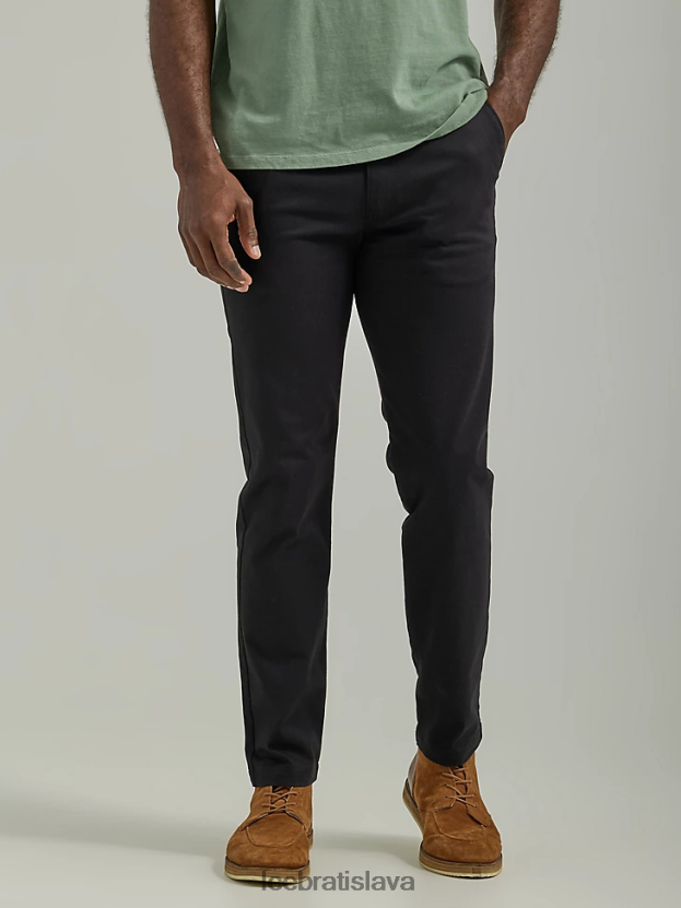 Lee oblečenie HL0J0R709 unionall čierna muži syntetické nohavice slim fit extrémneho pohybu