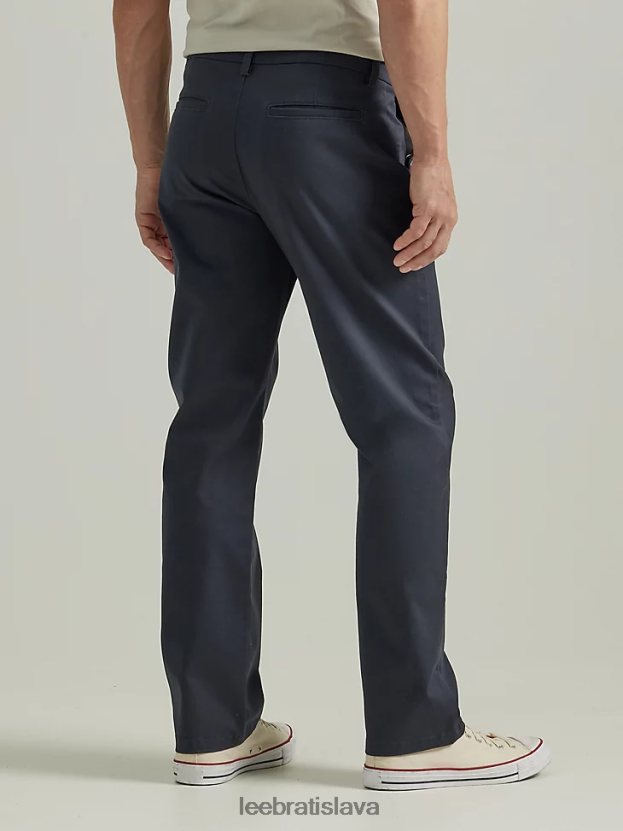 Lee oblečenie HL0J0R715 námorníctvo muži legendárne uvoľnené rovné ploché predné nohavice