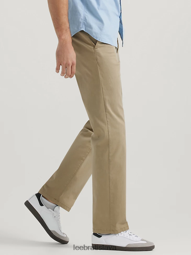 Lee oblečenie HL0J0R720 vintage šedá muži khaki nohavice s extrémnym pohybom