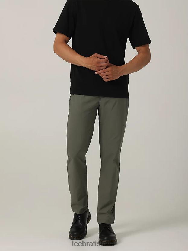 Lee oblečenie HL0J0R727 pevnosť zelená muži h.d. maverick uvoľnené zúžené nohavice