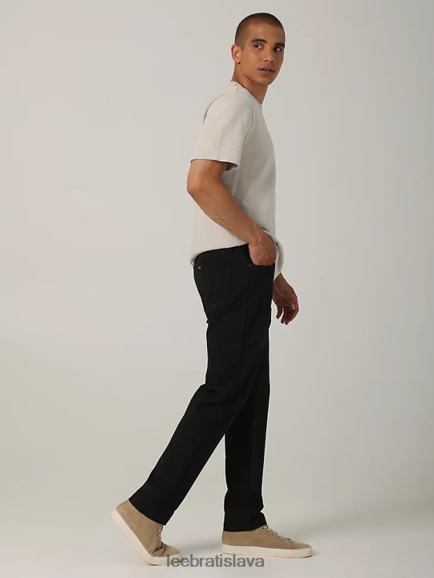 Lee oblečenie HL0J0R729 čierna muži h.d. maverick uvoľnené zúžené nohavice