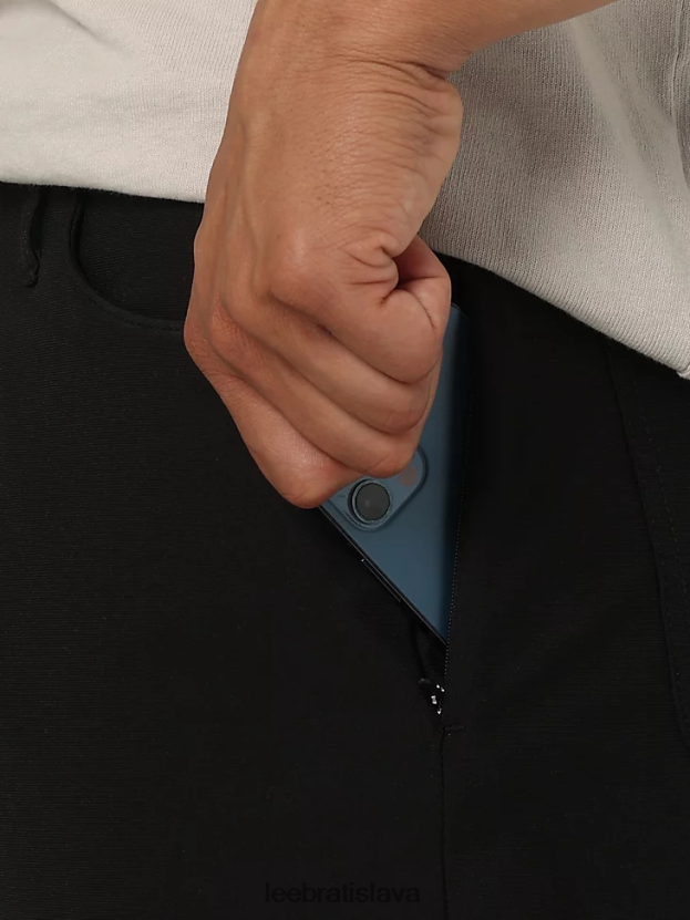 Lee oblečenie HL0J0R729 čierna muži h.d. maverick uvoľnené zúžené nohavice