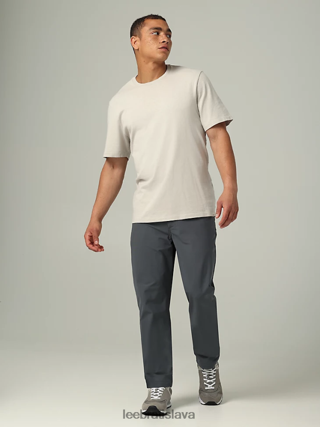 Lee oblečenie HL0J0R730 kovovo šedá muži h.d. maverick uvoľnené zúžené nohavice