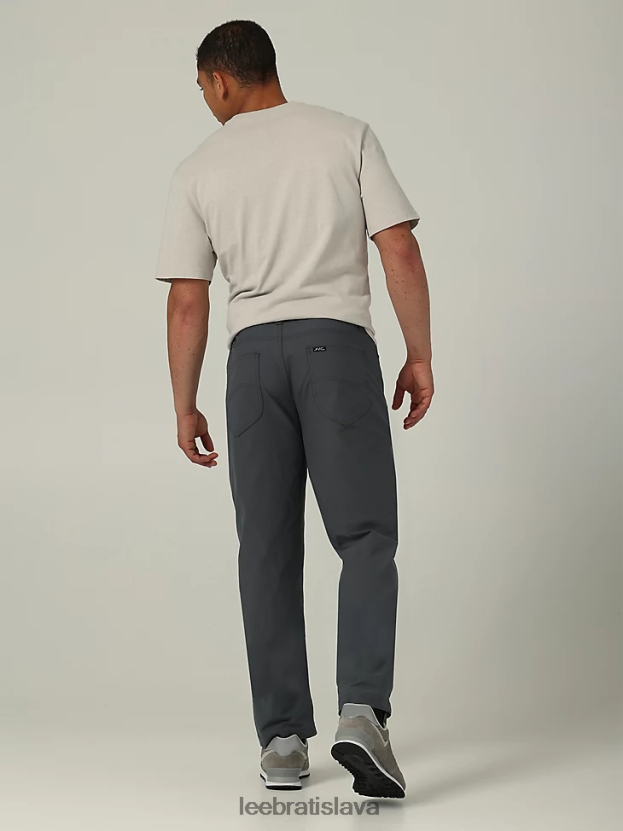 Lee oblečenie HL0J0R730 kovovo šedá muži h.d. maverick uvoľnené zúžené nohavice
