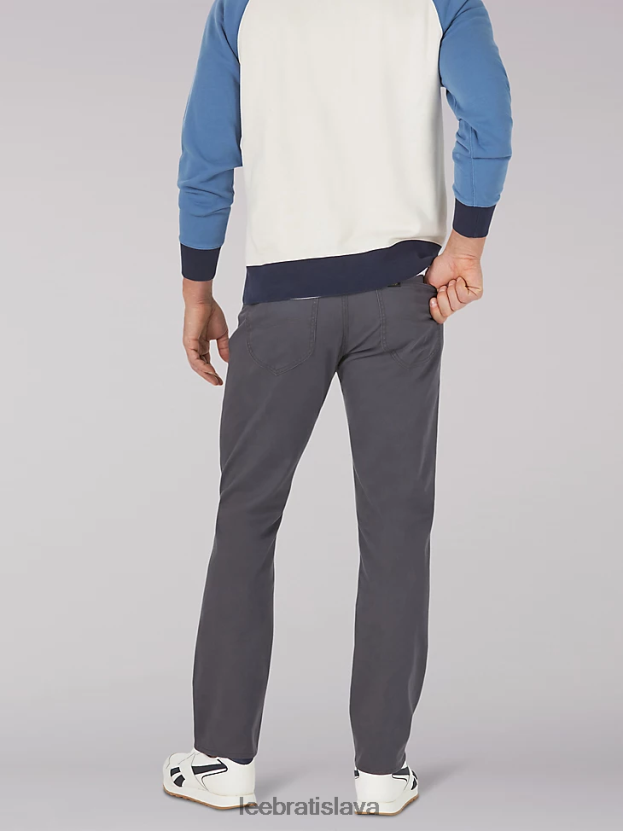 Lee oblečenie HL0J0R731 inžinier muži Extreme motion mvp keprové nohavice rovného strihu