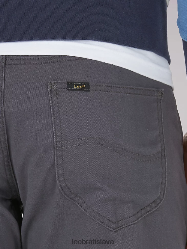 Lee oblečenie HL0J0R731 inžinier muži Extreme motion mvp keprové nohavice rovného strihu