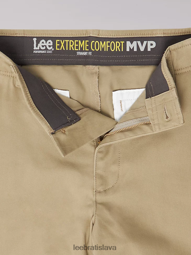 Lee oblečenie HL0J0R742 kc khaki muži Extreme motion mvp rovné predné nohavice