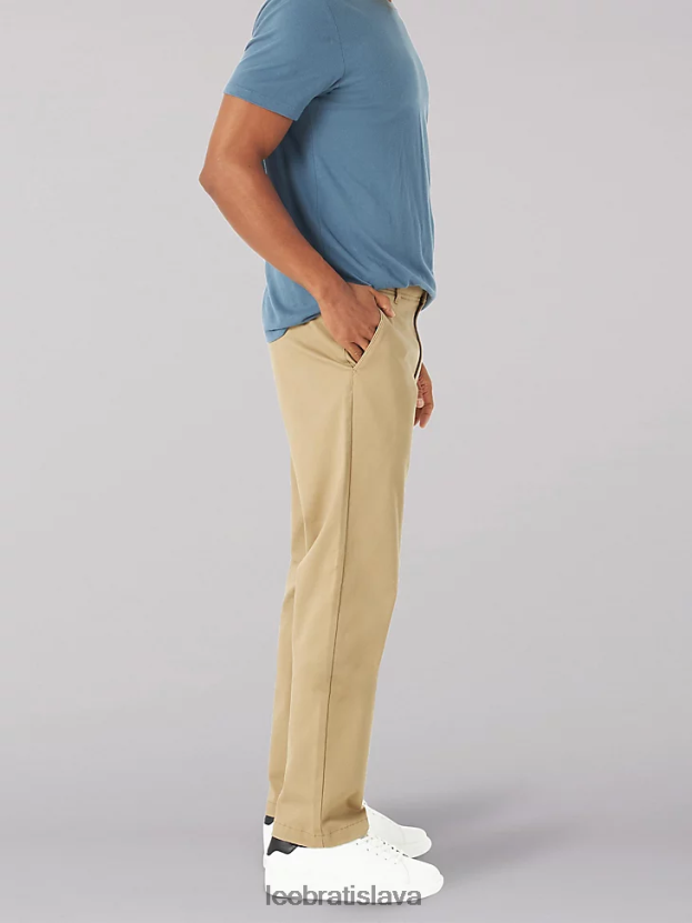 Lee oblečenie HL0J0R746 oscar khaki muži Extreme motion mvp rovné predné nohavice