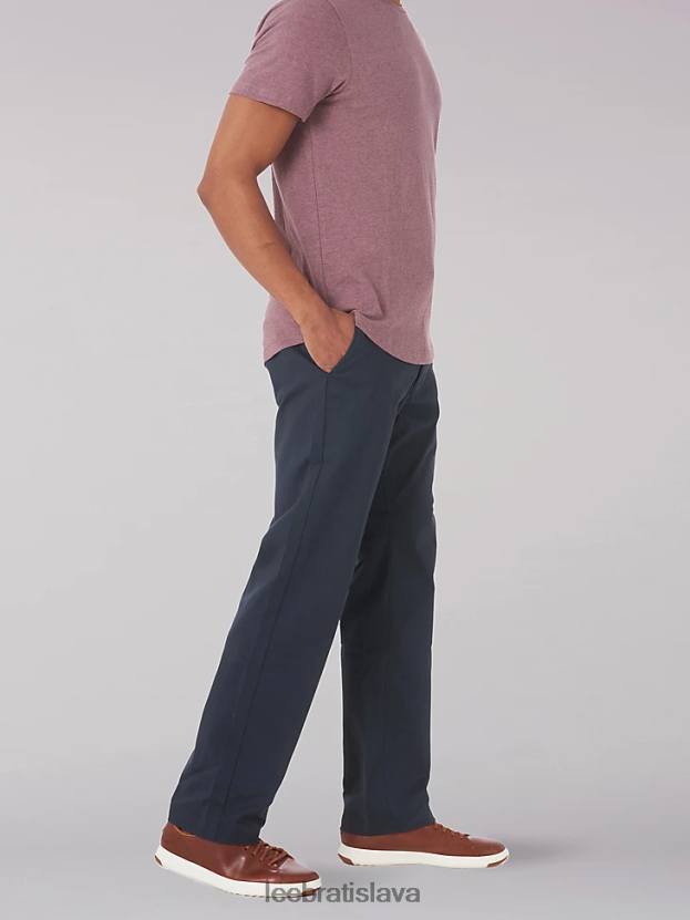 Lee oblečenie HL0J0R747 námorníctvo muži Extreme motion mvp rovné predné nohavice