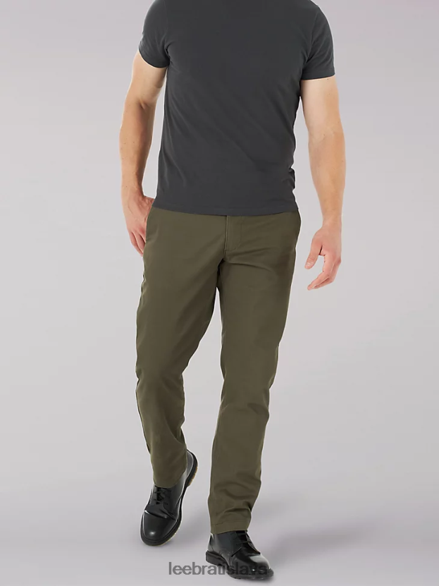 Lee oblečenie HL0J0R754 les muži extrémny pohyb mvp uvoľnený strih ploché predné nohavice