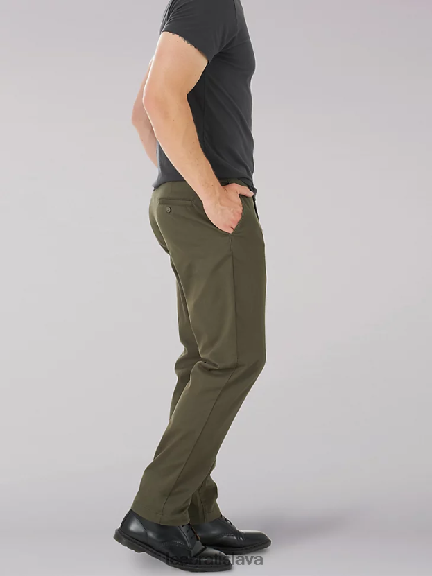 Lee oblečenie HL0J0R754 les muži extrémny pohyb mvp uvoľnený strih ploché predné nohavice