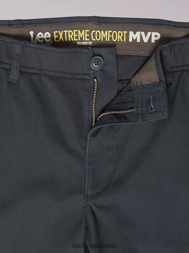 Lee oblečenie HL0J0R757 námorníctvo muži extrémny pohyb mvp uvoľnený strih ploché predné nohavice