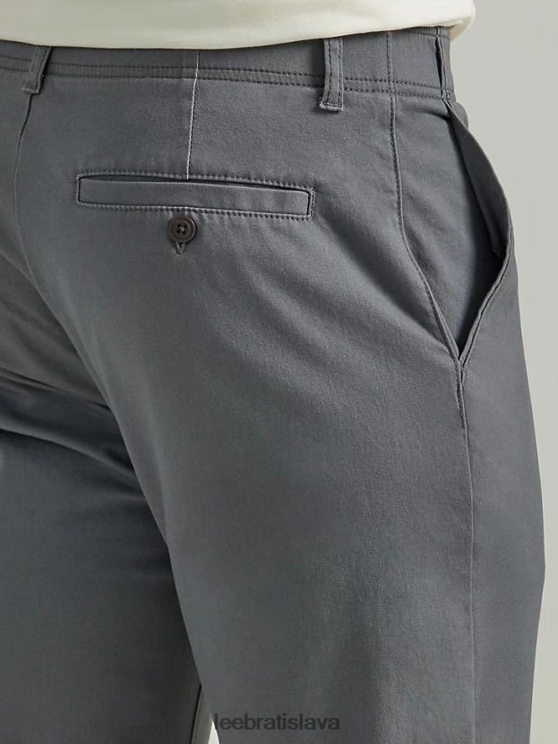 Lee oblečenie HL0J0R760 maliar sivý muži Extreme motion slim fit khaki nohavice