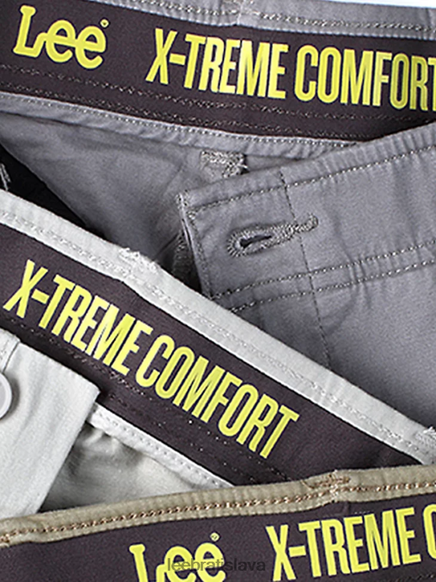 Lee oblečenie HL0J0R772 originál khaki muži khaki nohavice s extrémnym pohybom (veľké a vysoké)