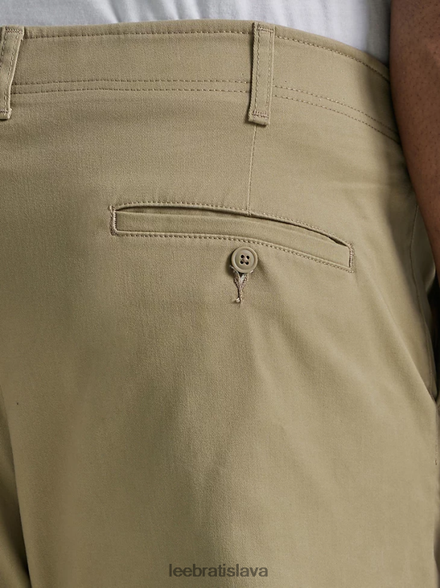 Lee oblečenie HL0J0R774 čierna muži nohavice s extrémnym pohybom mvp rovného strihu (veľké a vysoké)