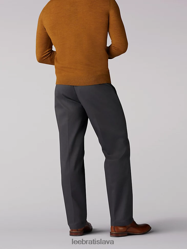 Lee oblečenie HL0J0R779 drevené uhlie muži totálna sloboda rovné nohavice rovného strihu