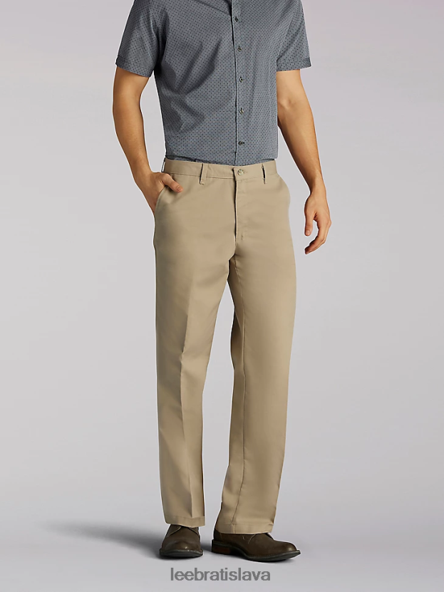 Lee oblečenie HL0J0R780 kamienkový keper muži totálna sloboda rovné nohavice rovného strihu