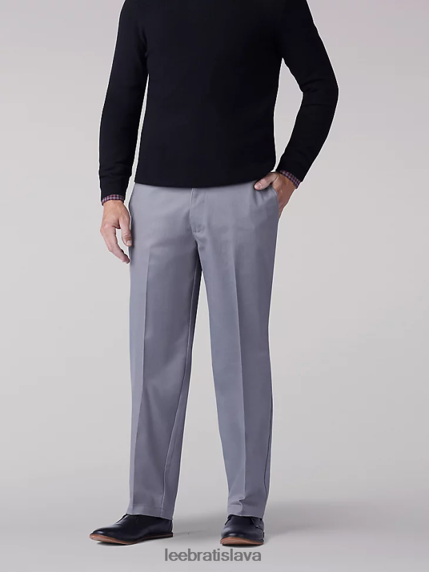 Lee oblečenie HL0J0R785 sivá muži totálna sloboda uvoľneného strihu zúžené nohavice