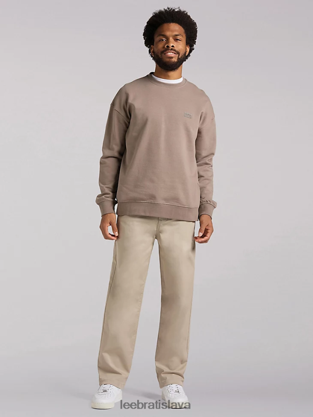 Lee oblečenie HL0J0R787 kameň muži európska kolekcia chetopa chino nohavice uvoľneného strihu