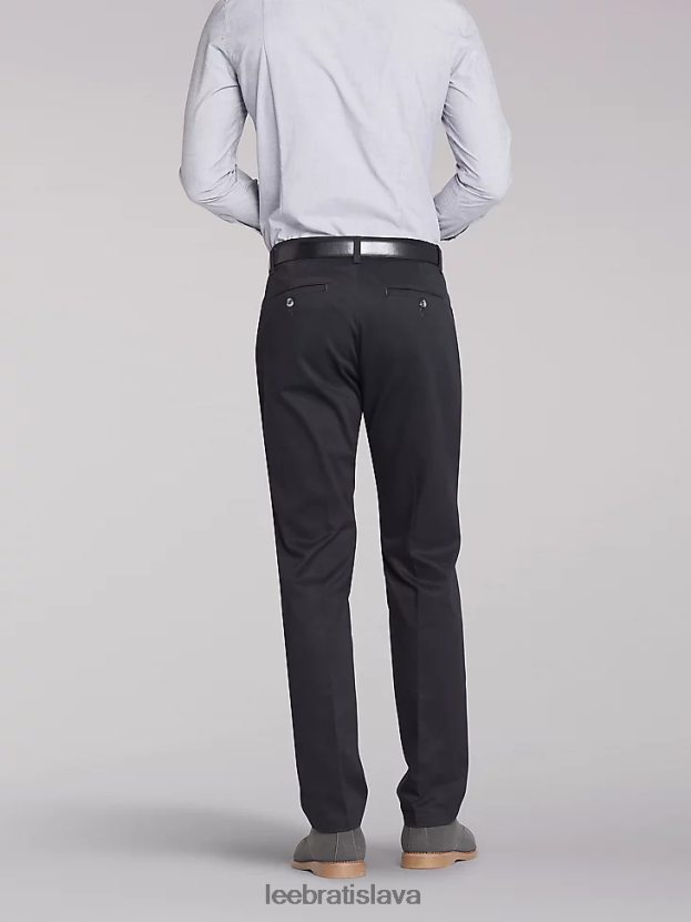Lee oblečenie HL0J0R790 čierna muži totálna sloboda slim ploché predné nohavice