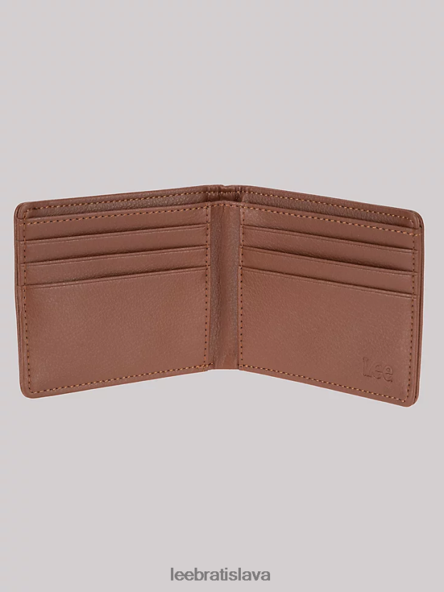 Lee príslušenstvo HL0J0R1160 koňak muži kamienková dvojdielna peňaženka 2-dielna sada